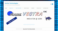 Desktop Screenshot of nulineindia.com