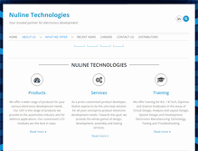Tablet Screenshot of nulineindia.com